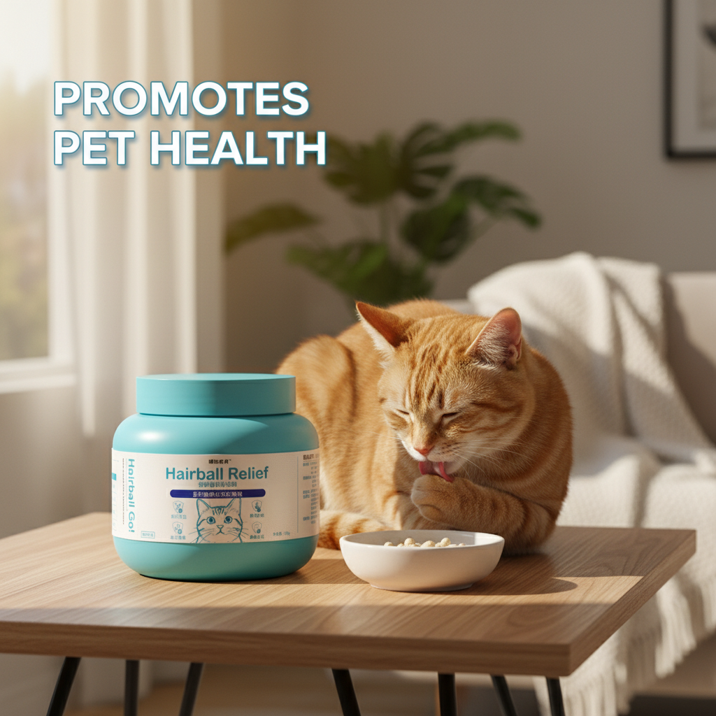 Cat Hairball Relief Soft Chews - Digestive Support & Skin and Coat Health for Cats
