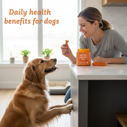 Dog Allergy & Immune Bites - Lamb Flavor Soft Chews with Colostrum & Astragalus for Immune Support, Seasonal Allergy Relief & Gut Health