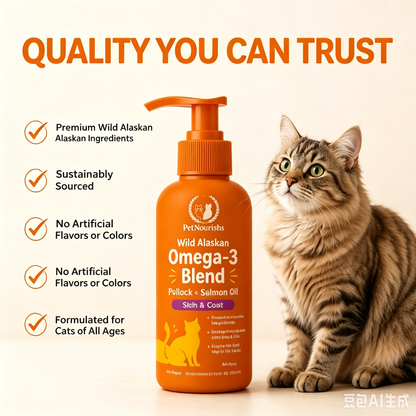 PetNourishs Omega-3 Fish Oil for Cats