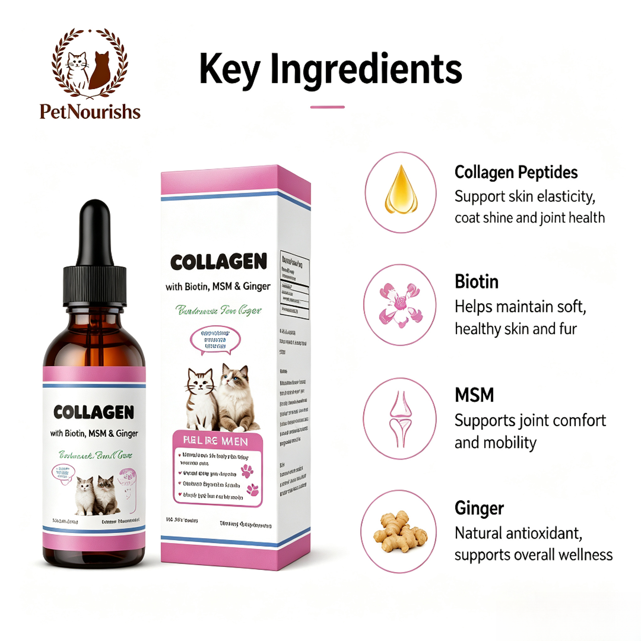 PetNourishs Collagen for Cats - Key Ingredients