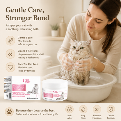 Gentle Degreasing Cat Shampoo for Daily Care – Soft, Clean & Healthy Coat Support