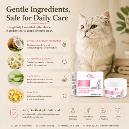 Gentle Degreasing Cat Shampoo for Daily Care – Soft, Clean & Healthy Coat Support