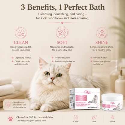 Gentle Degreasing Cat Shampoo for Daily Care – Soft, Clean & Healthy Coat Support