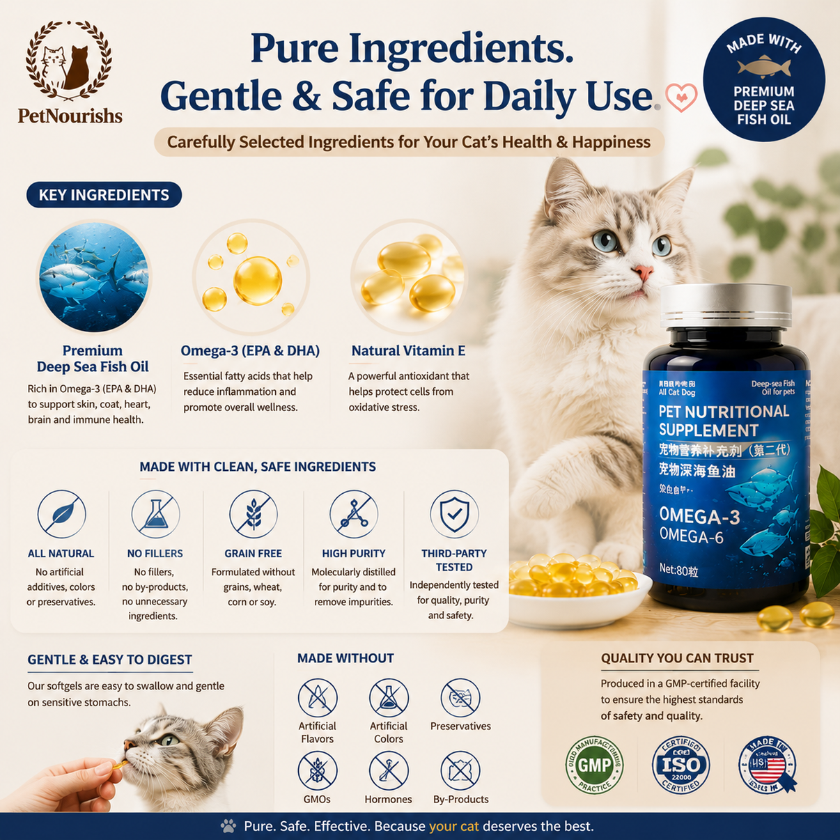 3 Core Benefits for Your Cat's Daily Health