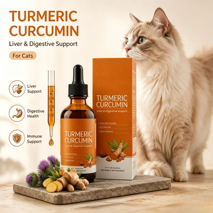 Turmeric Curcumin Cat Supplement Drops