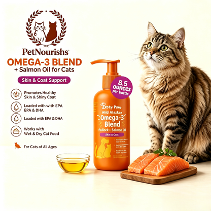PetNourishs Omega-3 Fish Oil for Cats